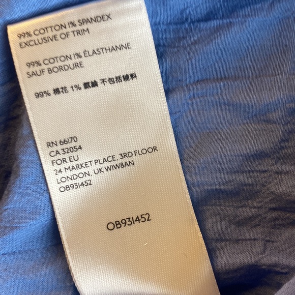 Women’s Free People Chambray Combo Ombré shades of Blue - Picture 7 of 9